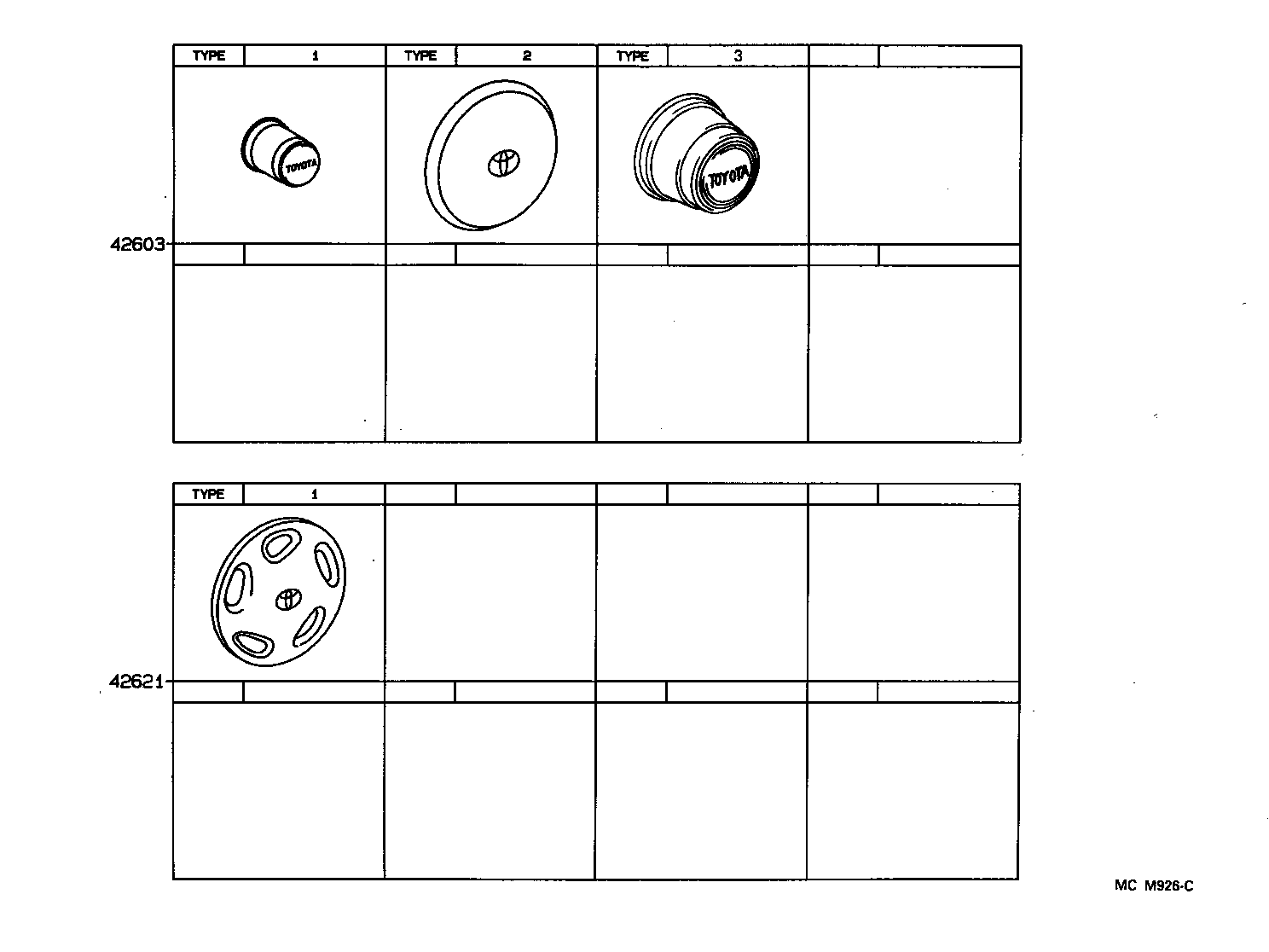 Exploded illustration MCM926C
