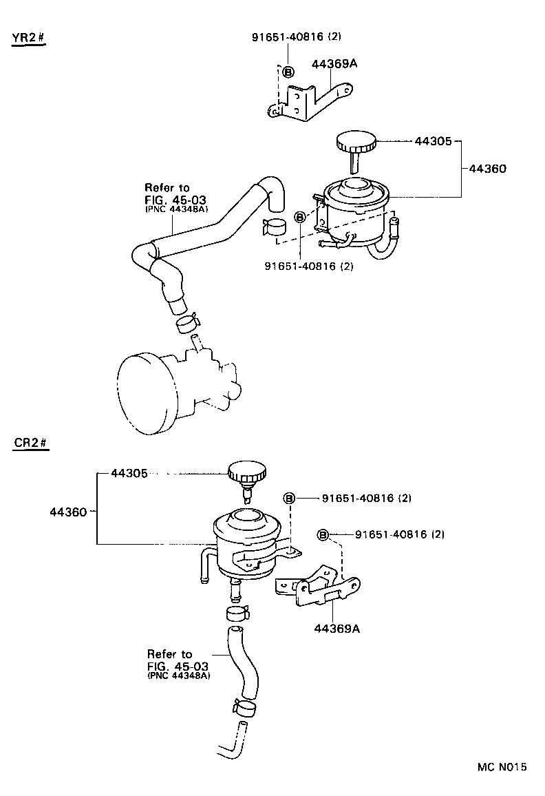 Exploded illustration MCN015