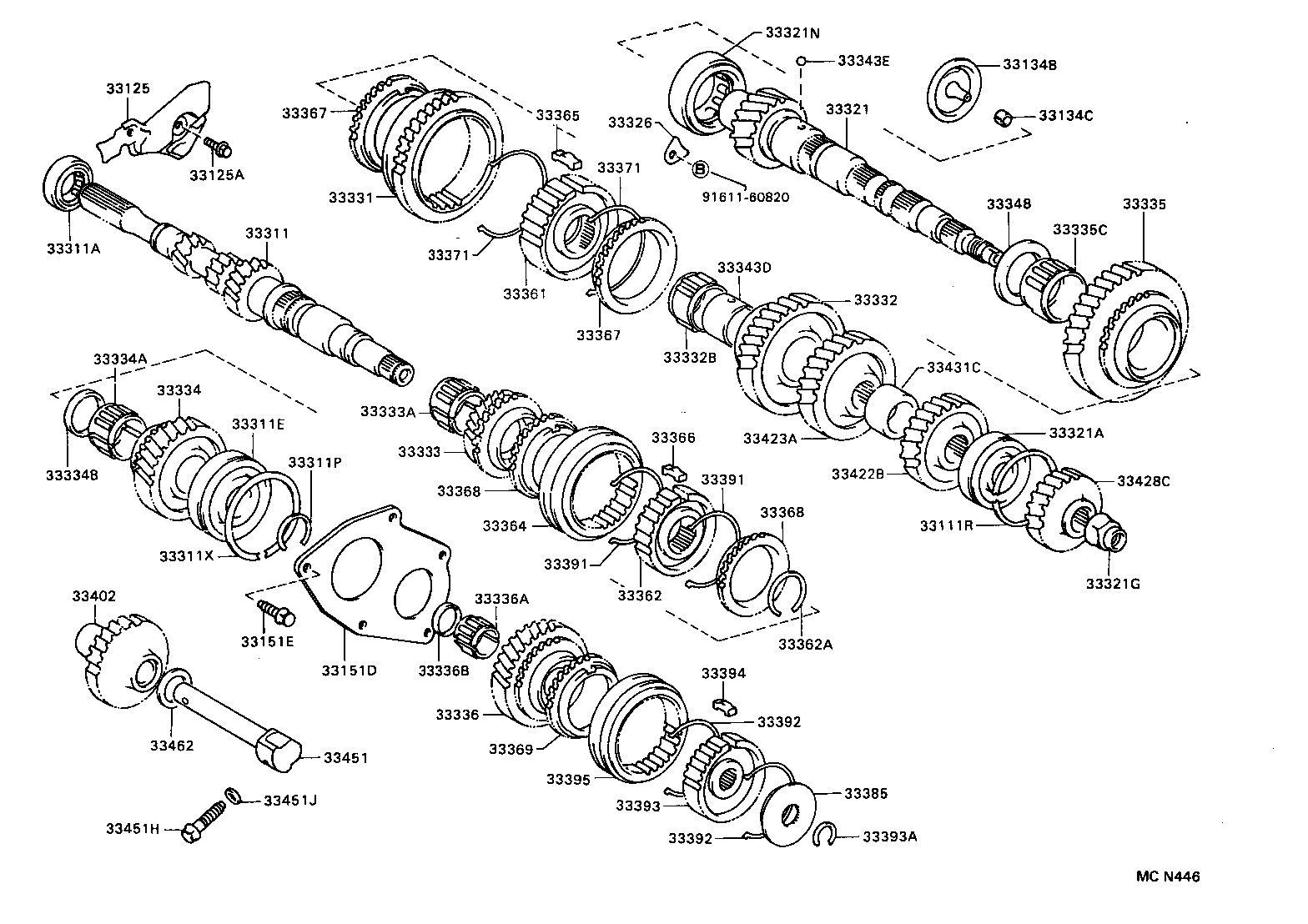 Exploded illustration MCN446