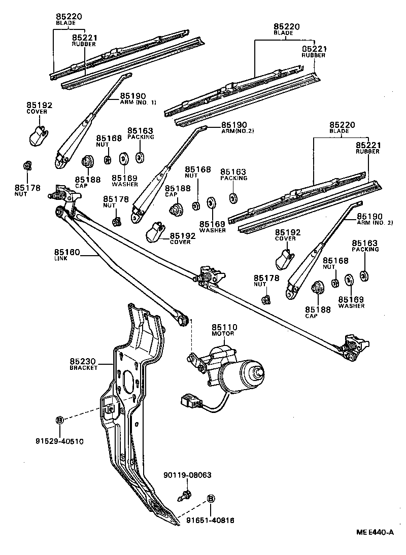 Exploded illustration MEE440A