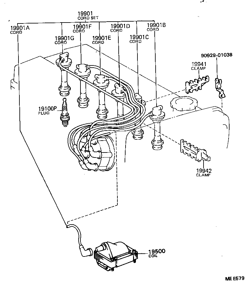 Exploded illustration MEE579