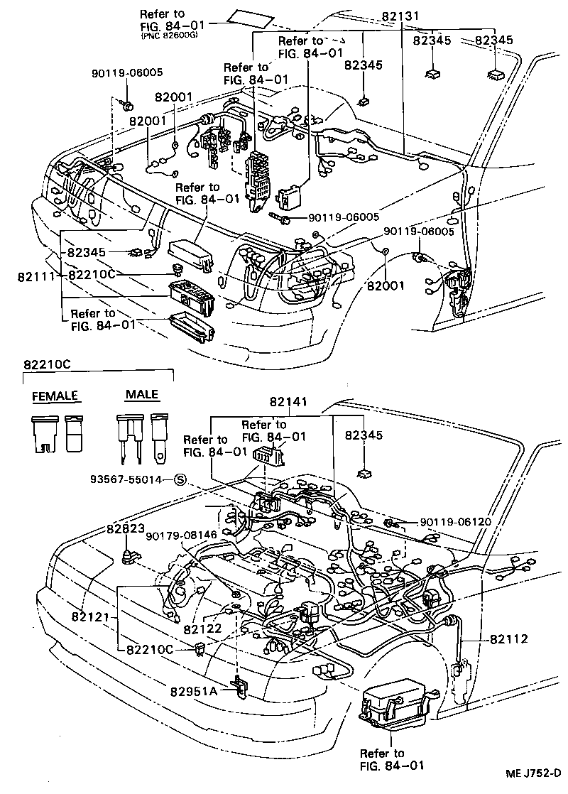 Exploded illustration MEJ752D