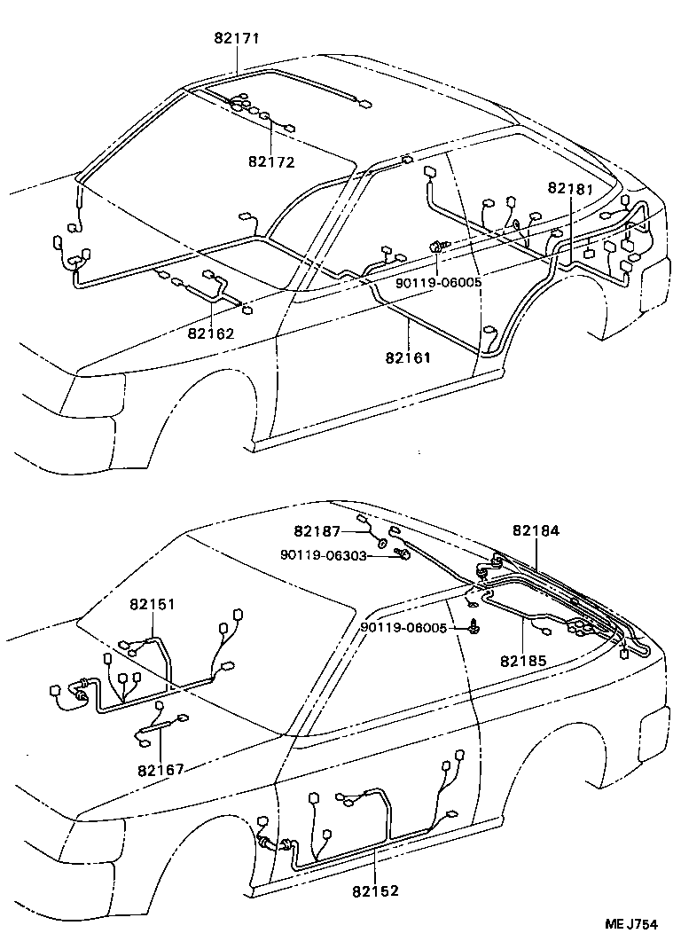 Exploded illustration MEJ754