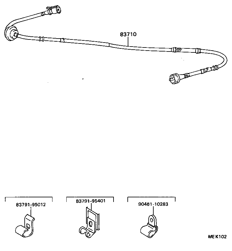 Exploded illustration MEK102