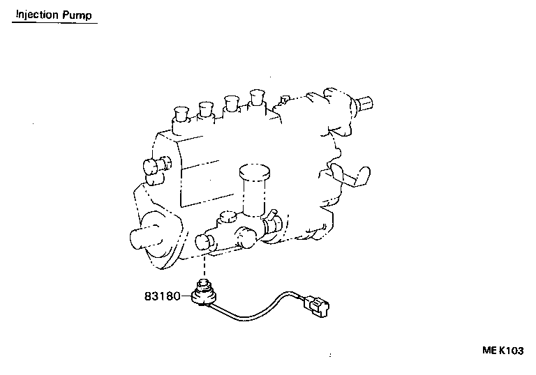 Exploded illustration MEK103
