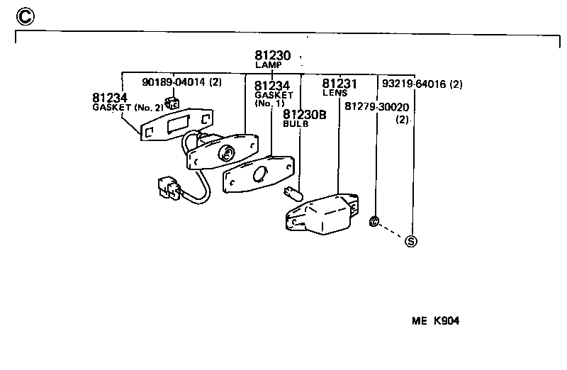 Exploded illustration MEK904