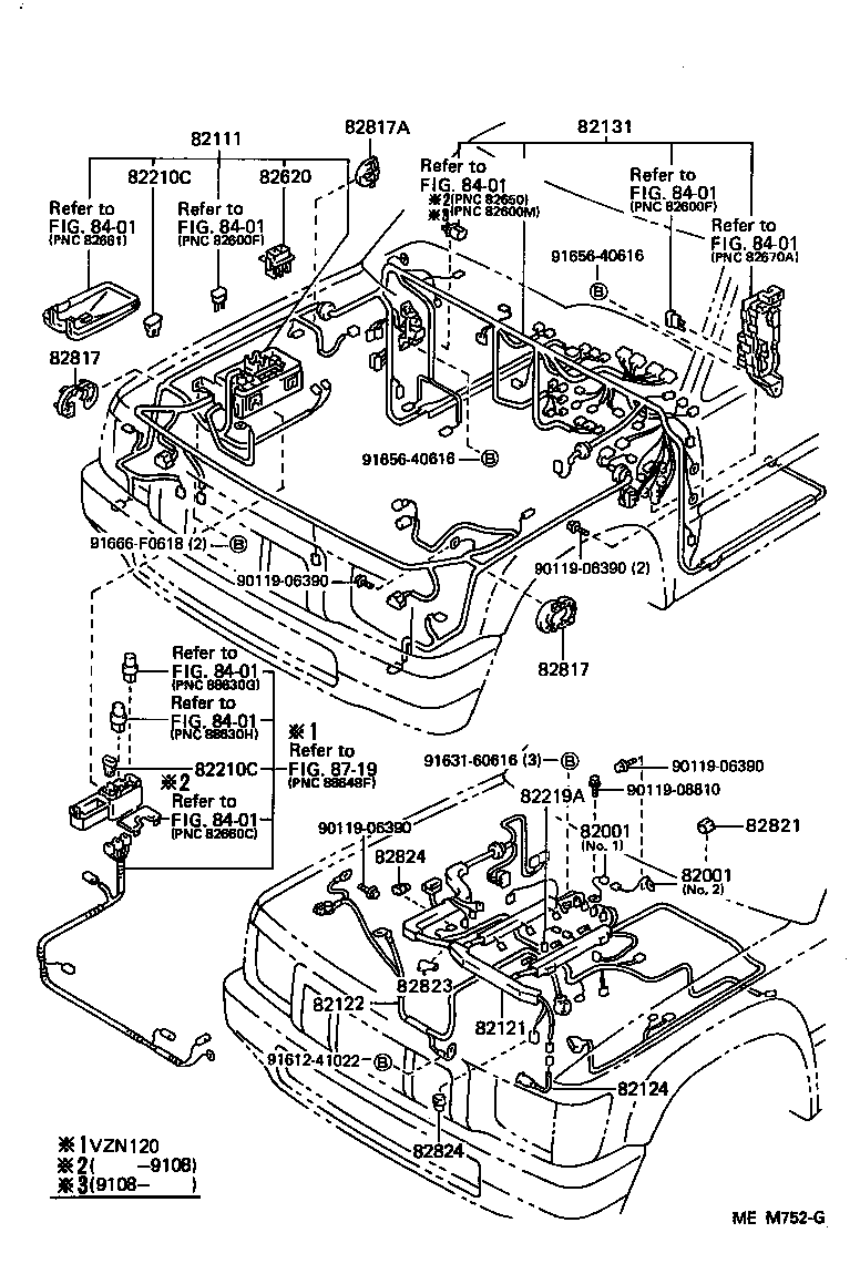 Exploded illustration MEM752G