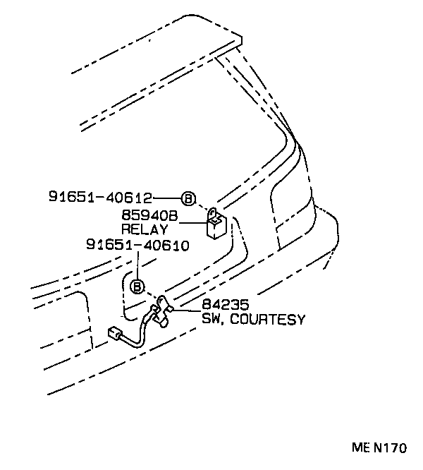 Exploded illustration MEN170