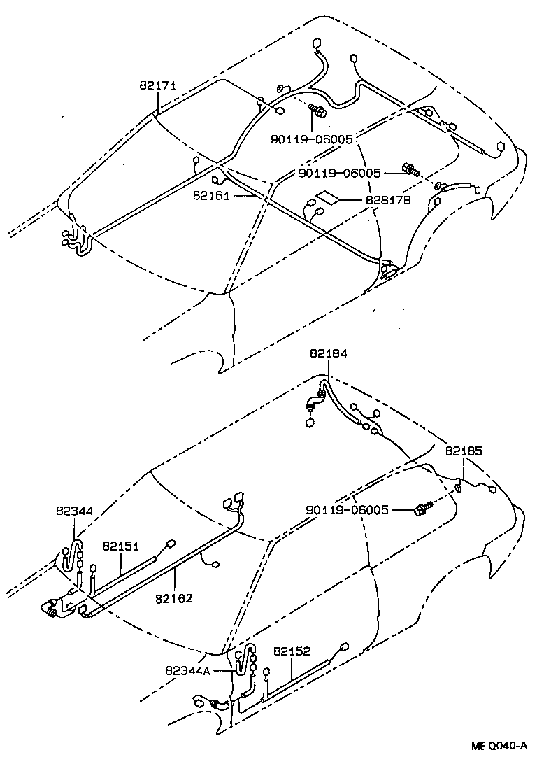 Exploded illustration MEQ040A