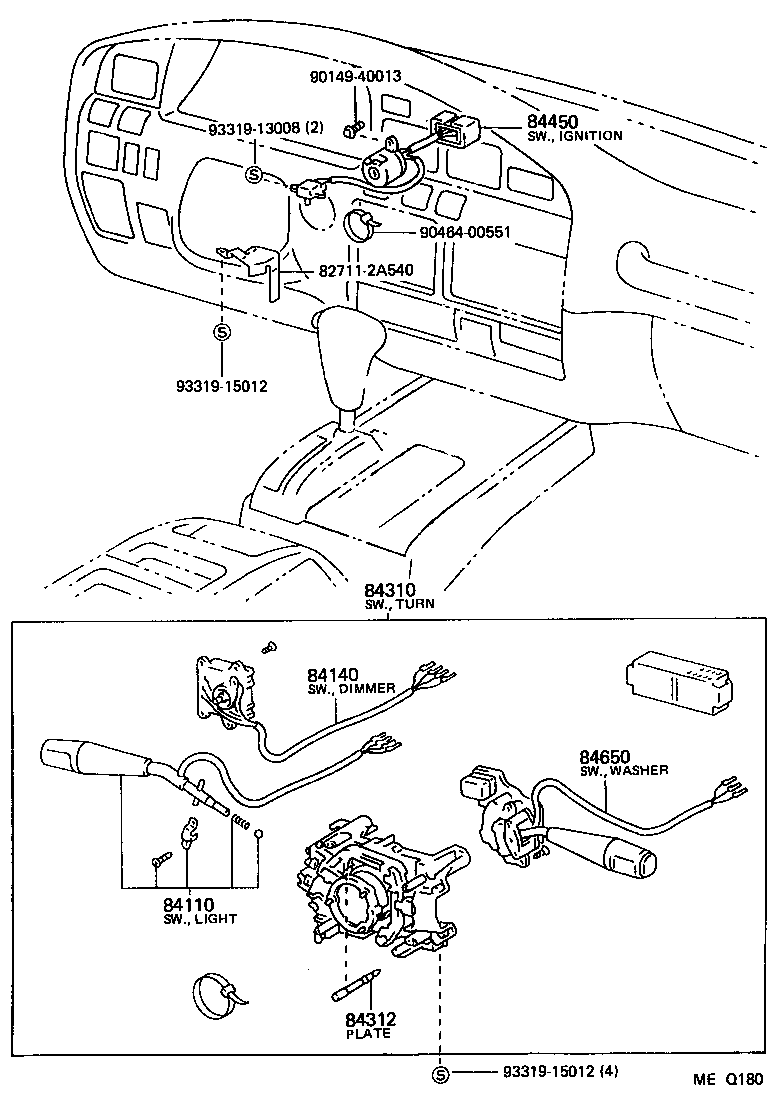 Exploded illustration MEQ180
