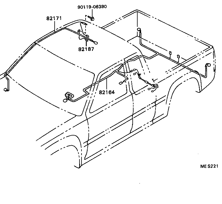 Exploded illustration MES221