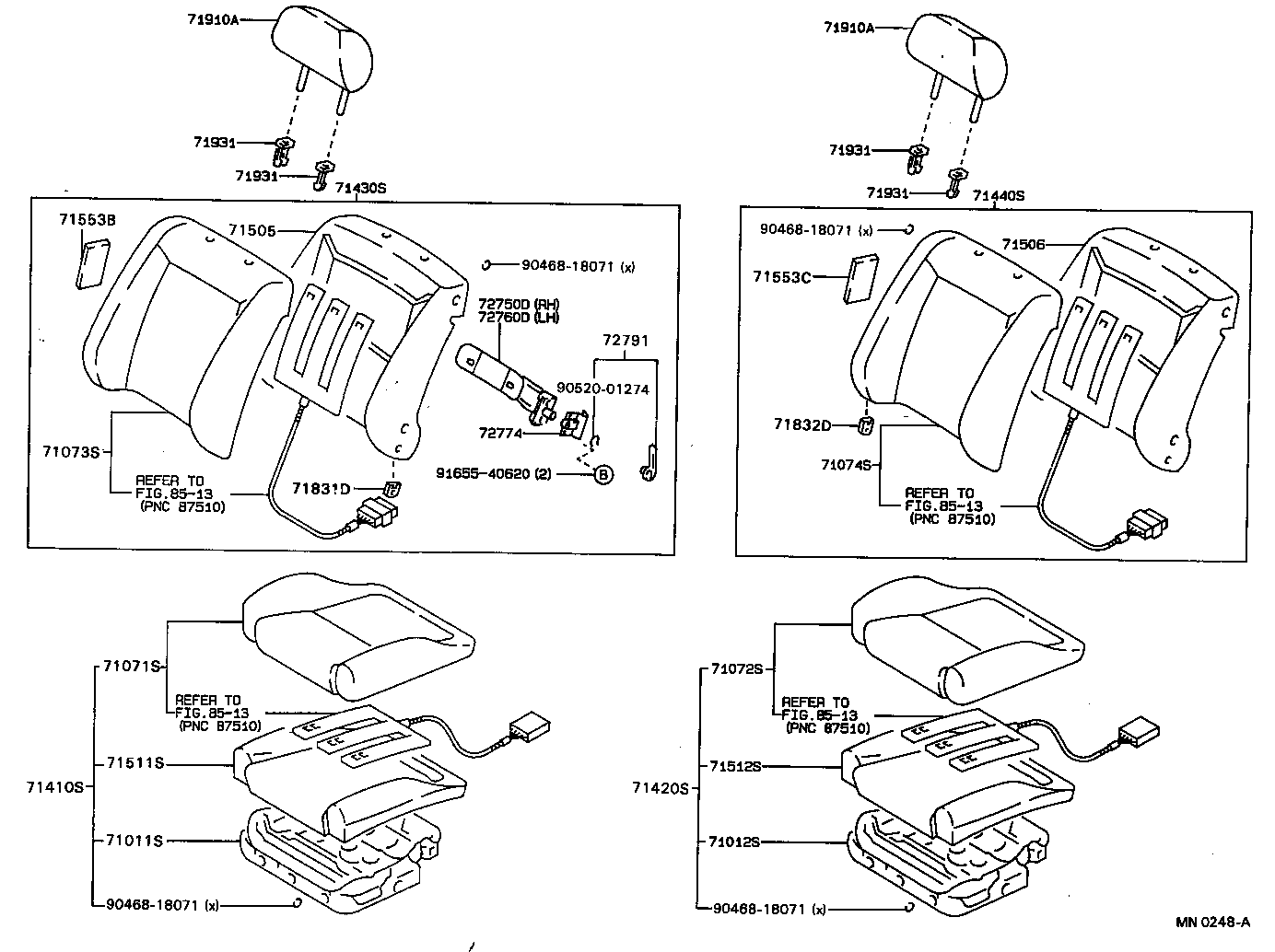 Exploded illustration MN0248A