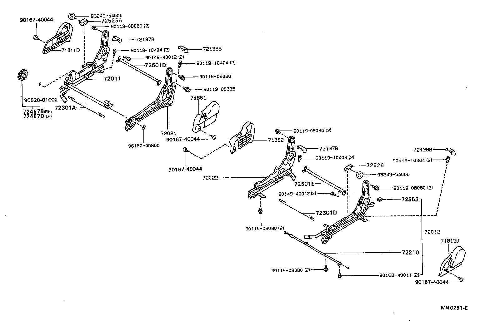 Exploded illustration MN0251E