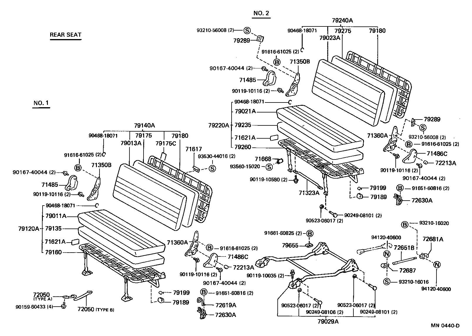 Exploded illustration MN0440D