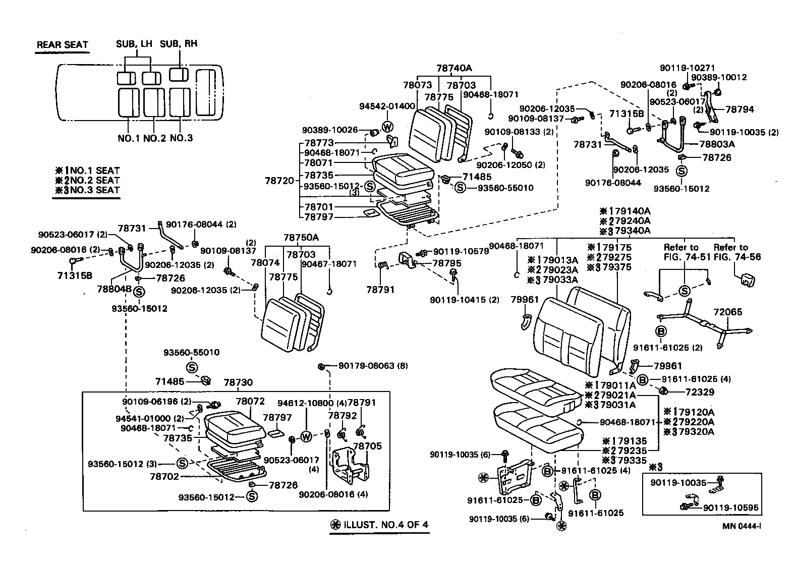Exploded illustration MN0444I