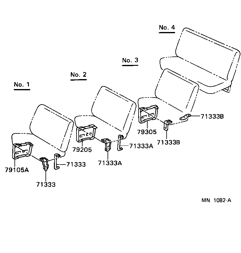 Exploded illustration MN1082A