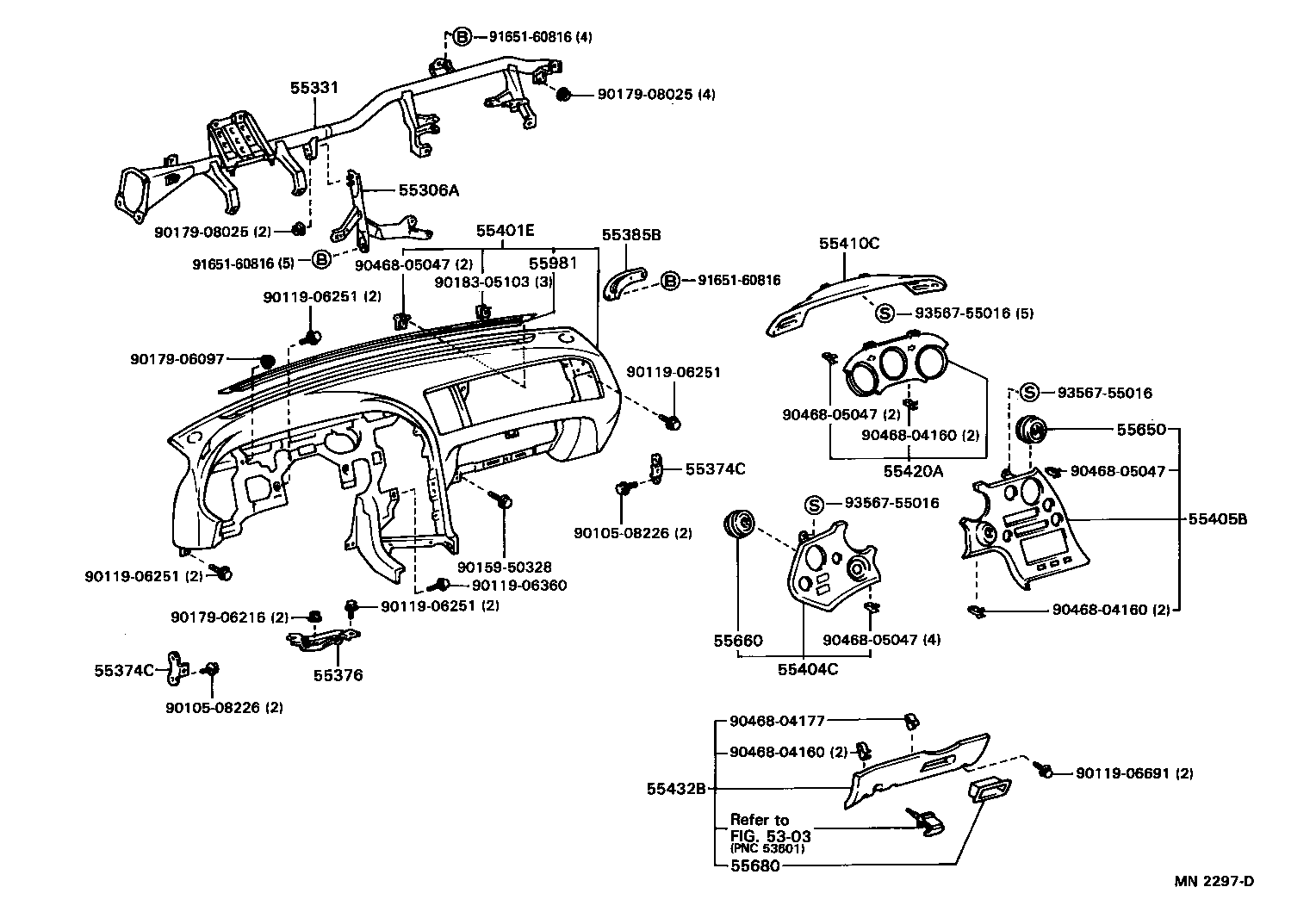 Exploded illustration MN2297D