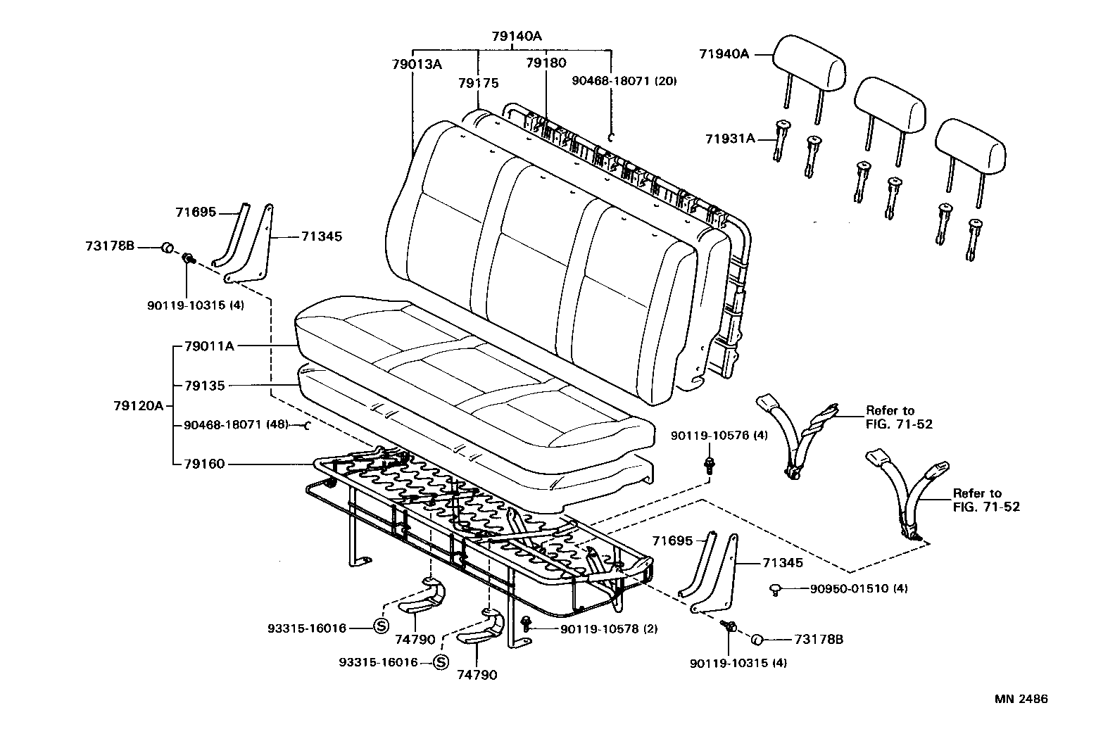 Exploded illustration MN2486
