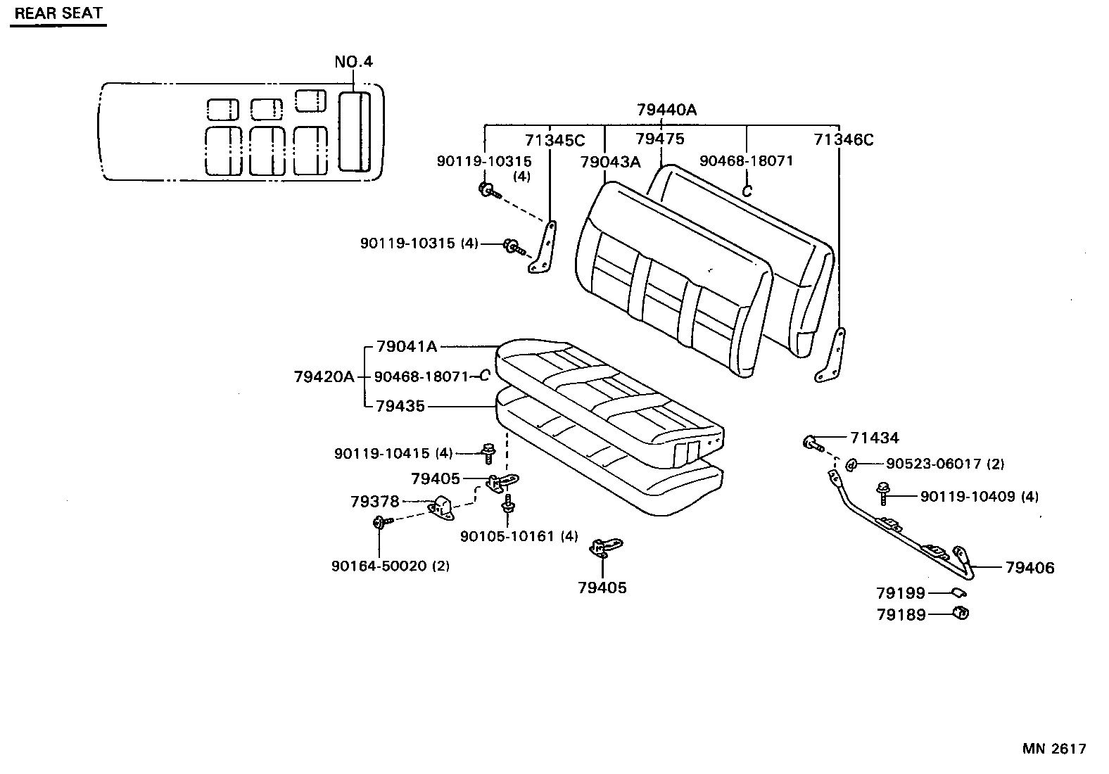 Exploded illustration MN2617
