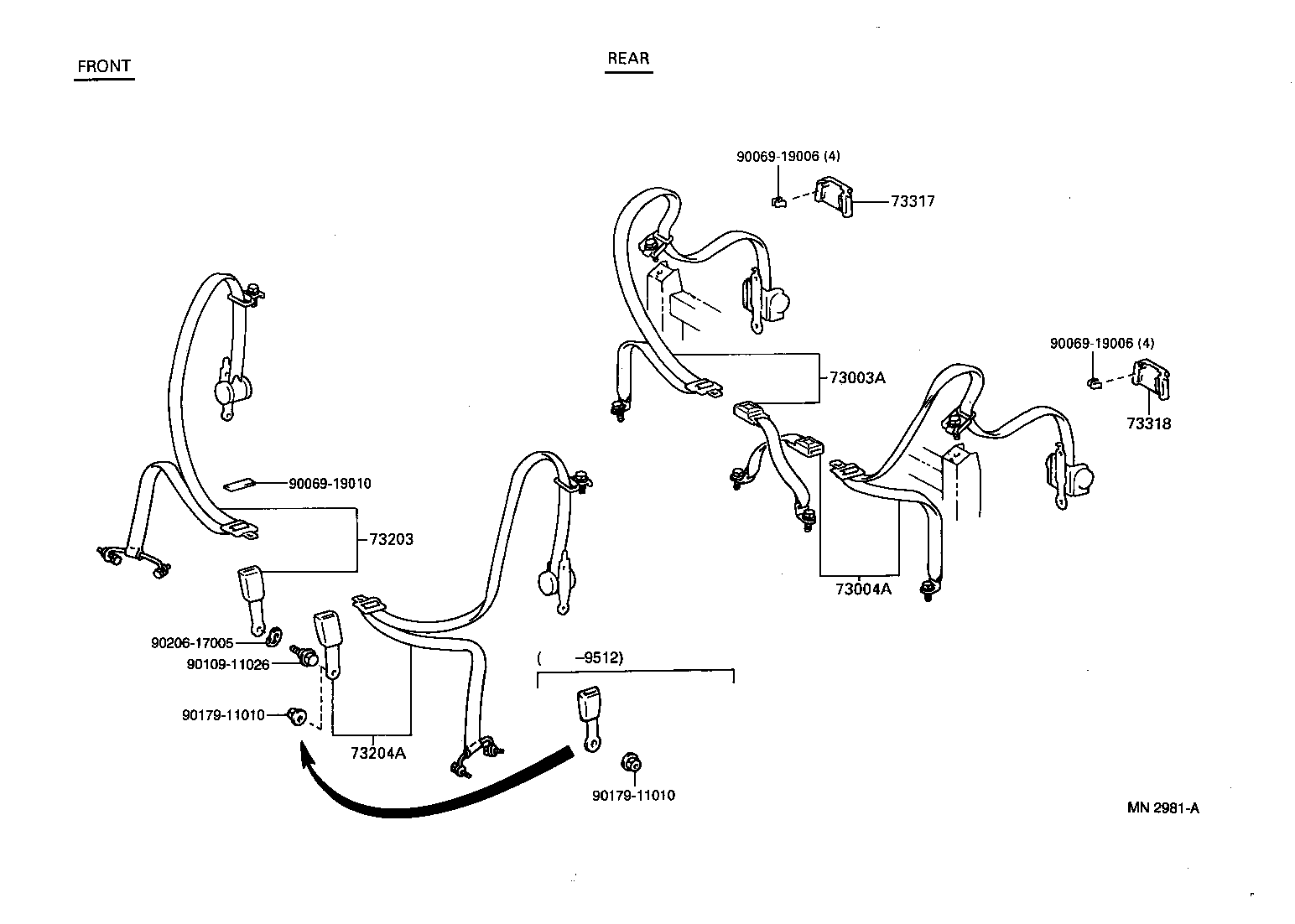 Exploded illustration MN2981A