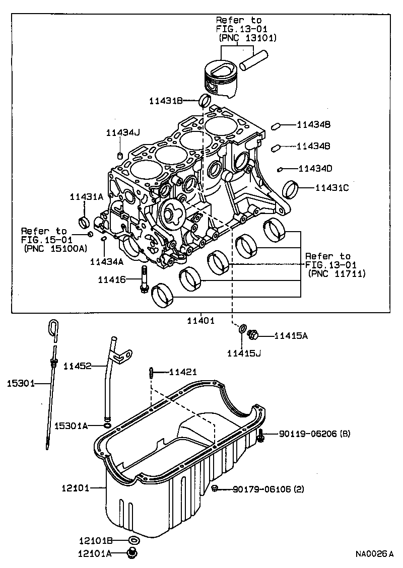 Exploded illustration NA0026A