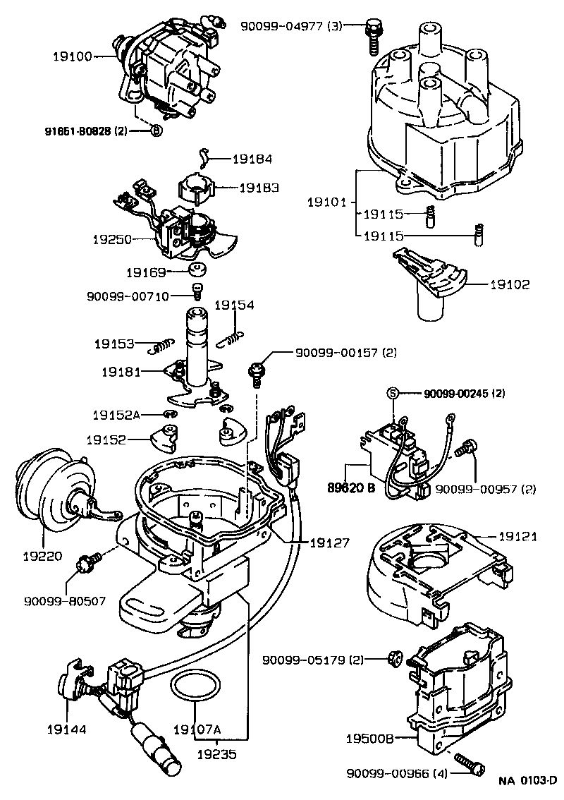 Exploded illustration NA0103D