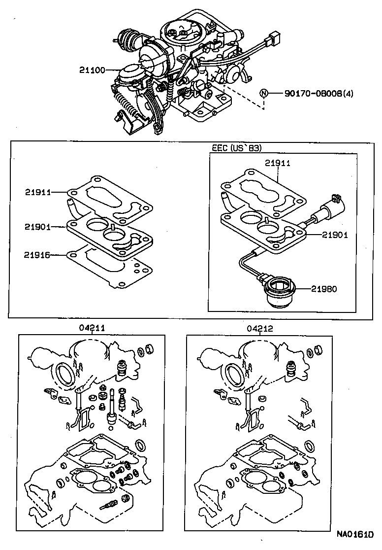 Exploded illustration NA0161D