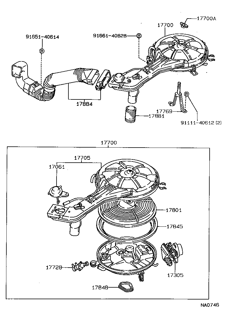 Exploded illustration NA0746