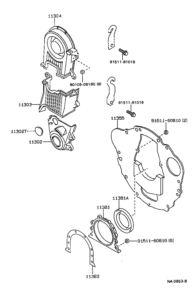 Exploded illustration NA0953B