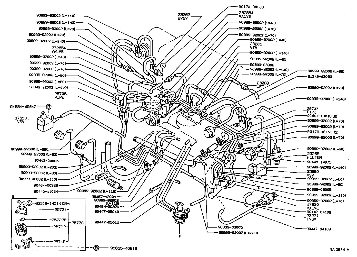 Exploded illustration NA0954A