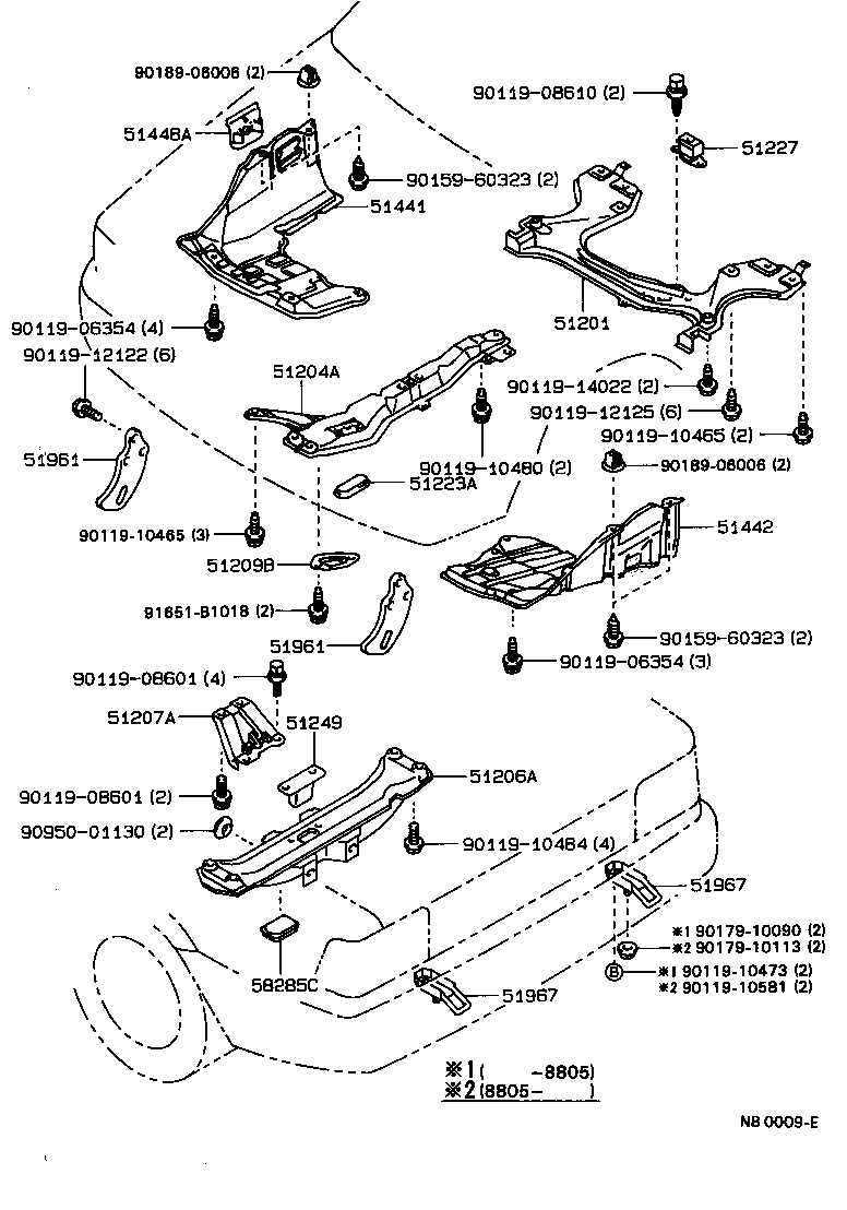 Exploded illustration NB0009E
