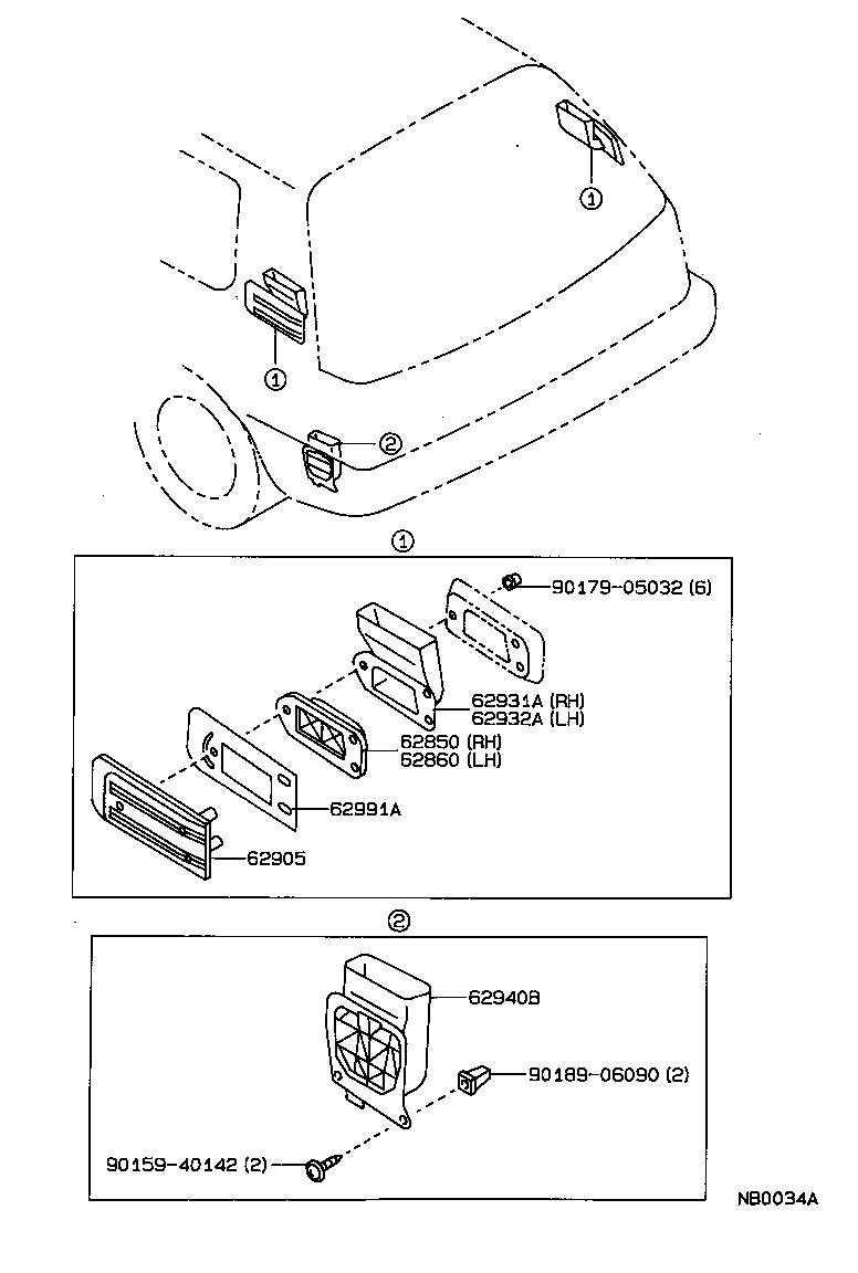 Exploded illustration NB0034A