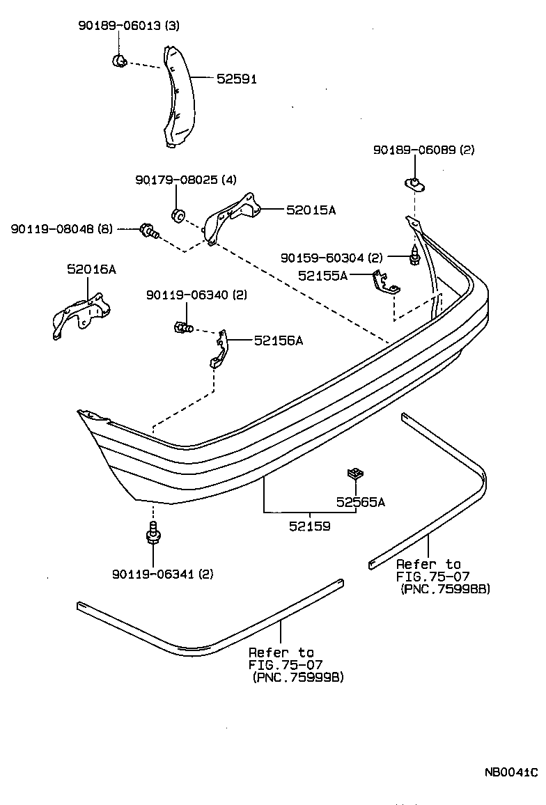 Exploded illustration NB0041C