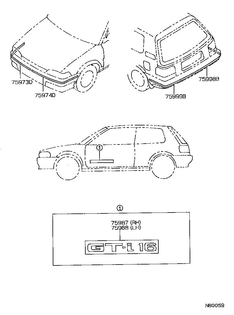 Exploded illustration NB0059
