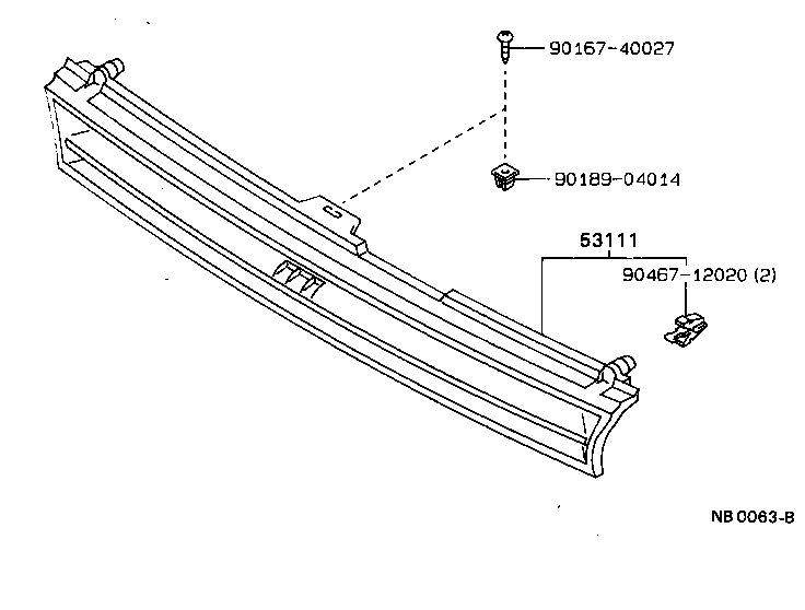 Exploded illustration NB0063B