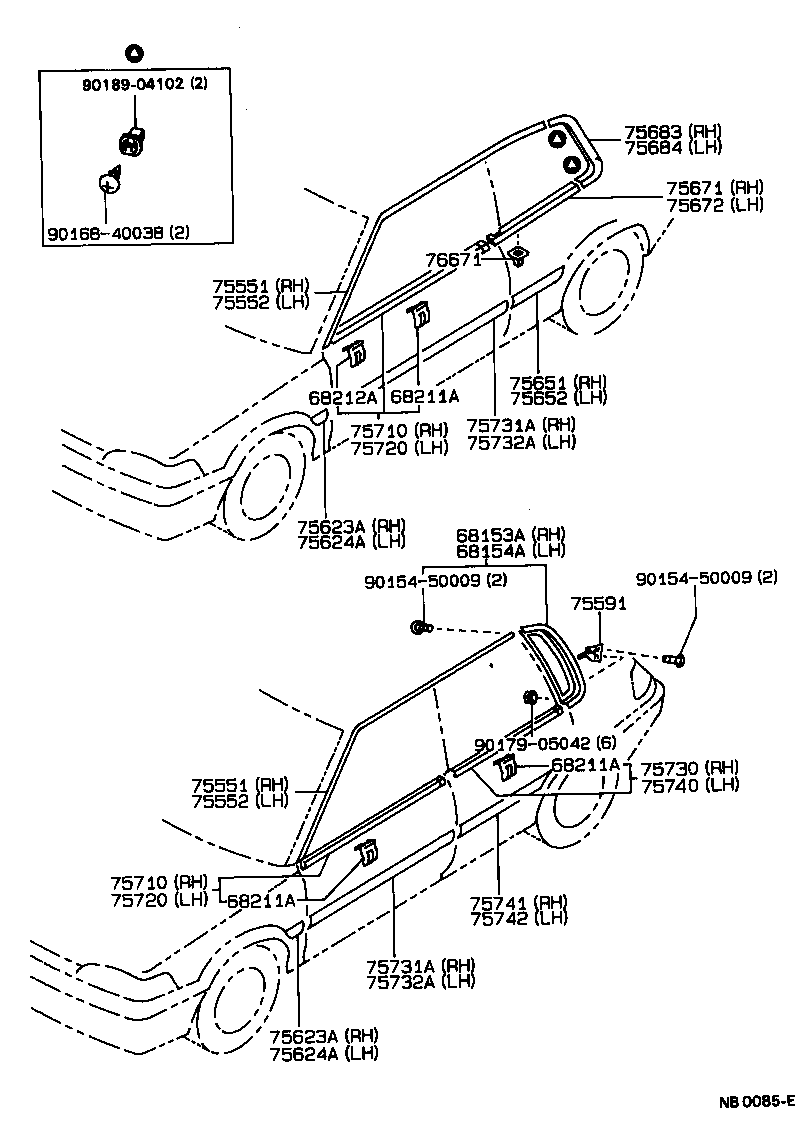 Exploded illustration NB0085E