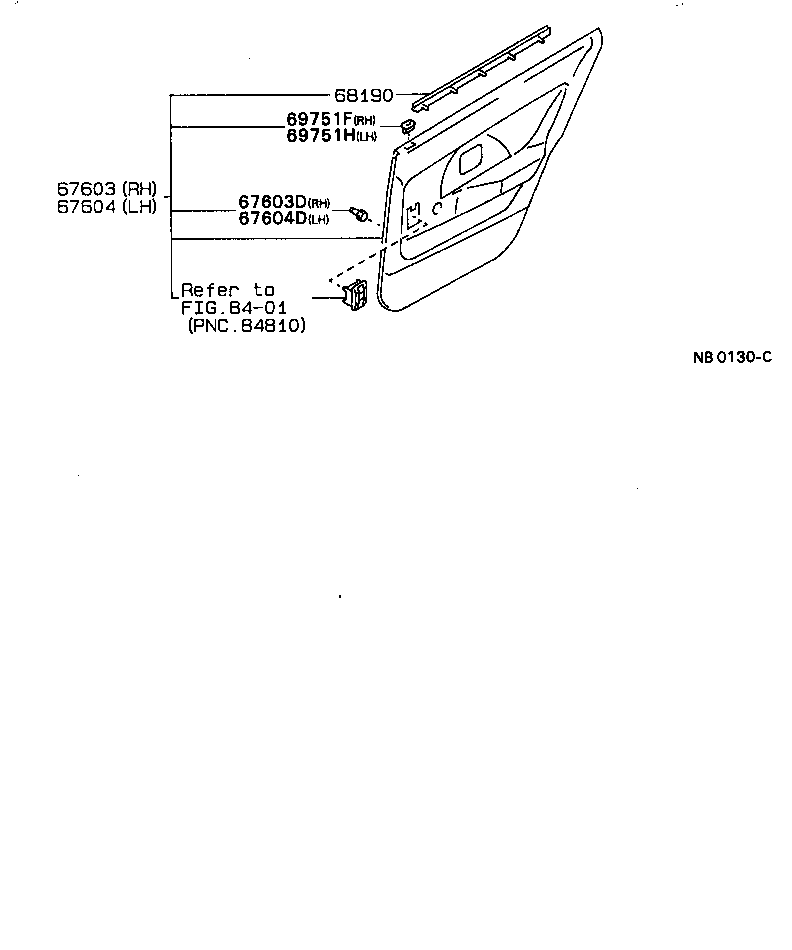 Exploded illustration NB0130C