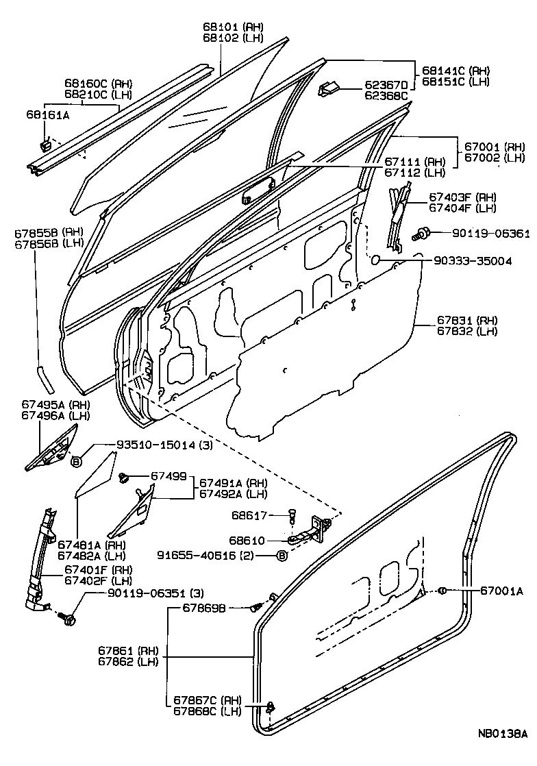 Exploded illustration NB0138A
