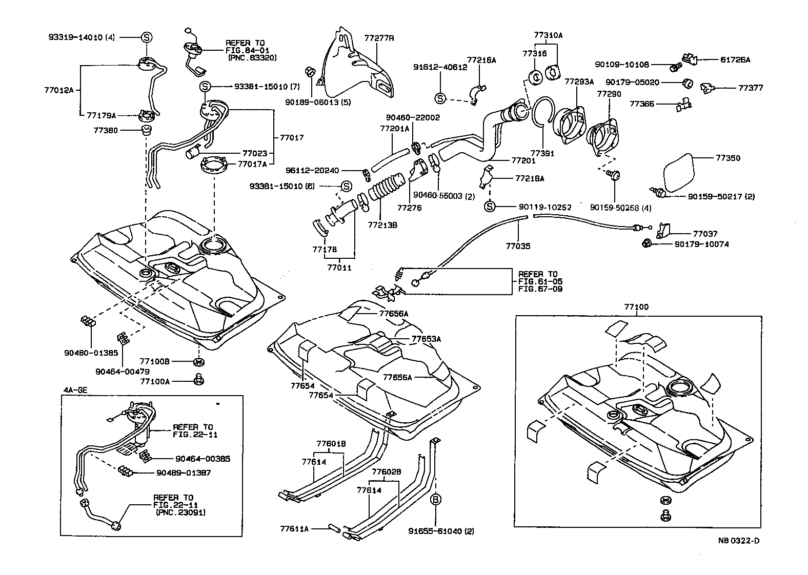 Exploded illustration NB0322D