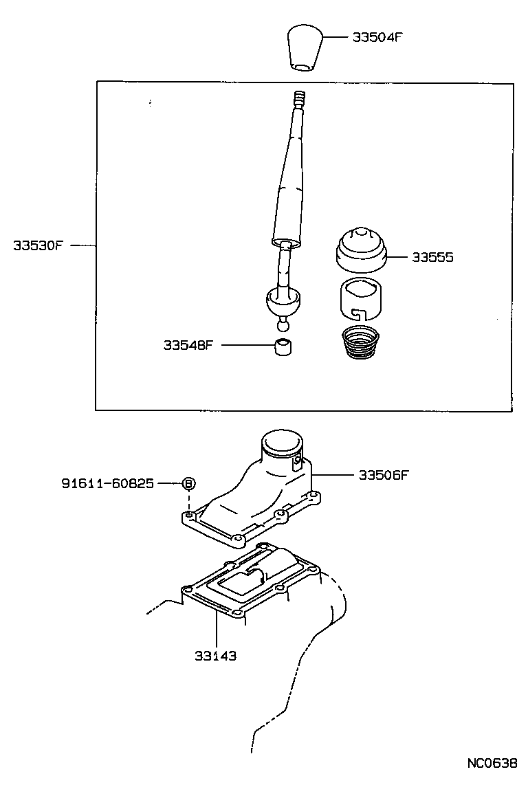 Exploded illustration NC0638