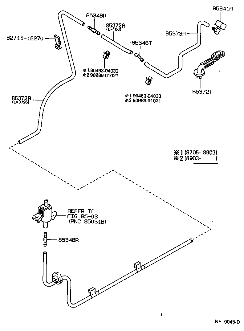 Exploded illustration NE0045D