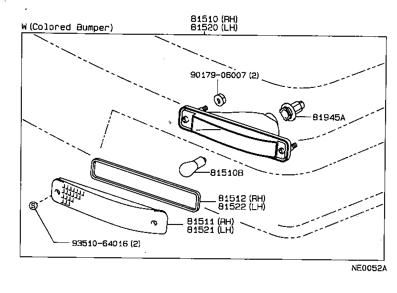 Exploded illustration NE0052A