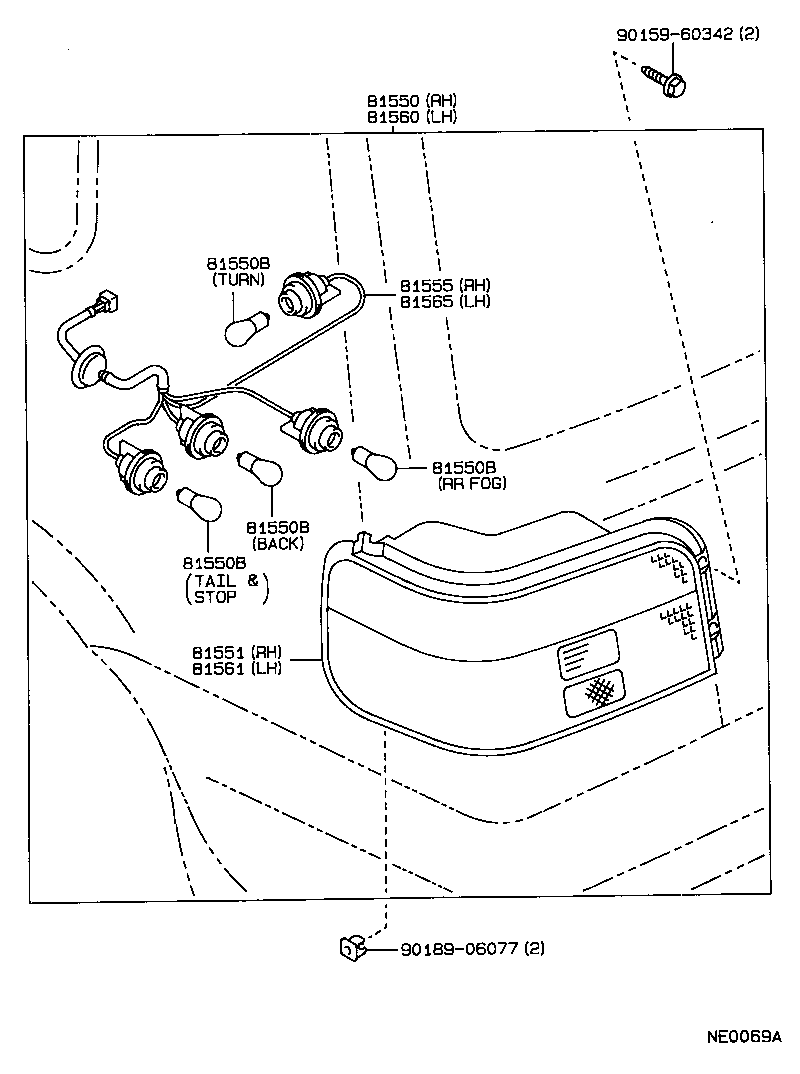 Exploded illustration NE0069A