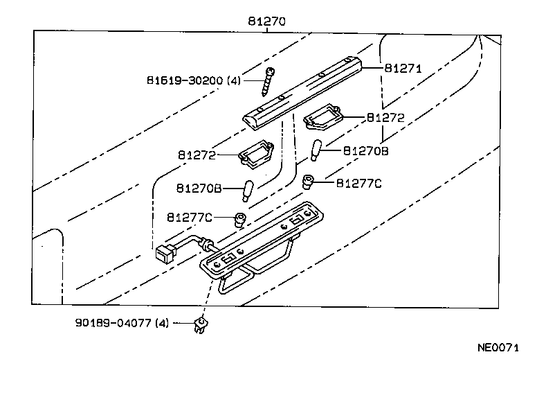 Exploded illustration NE0071