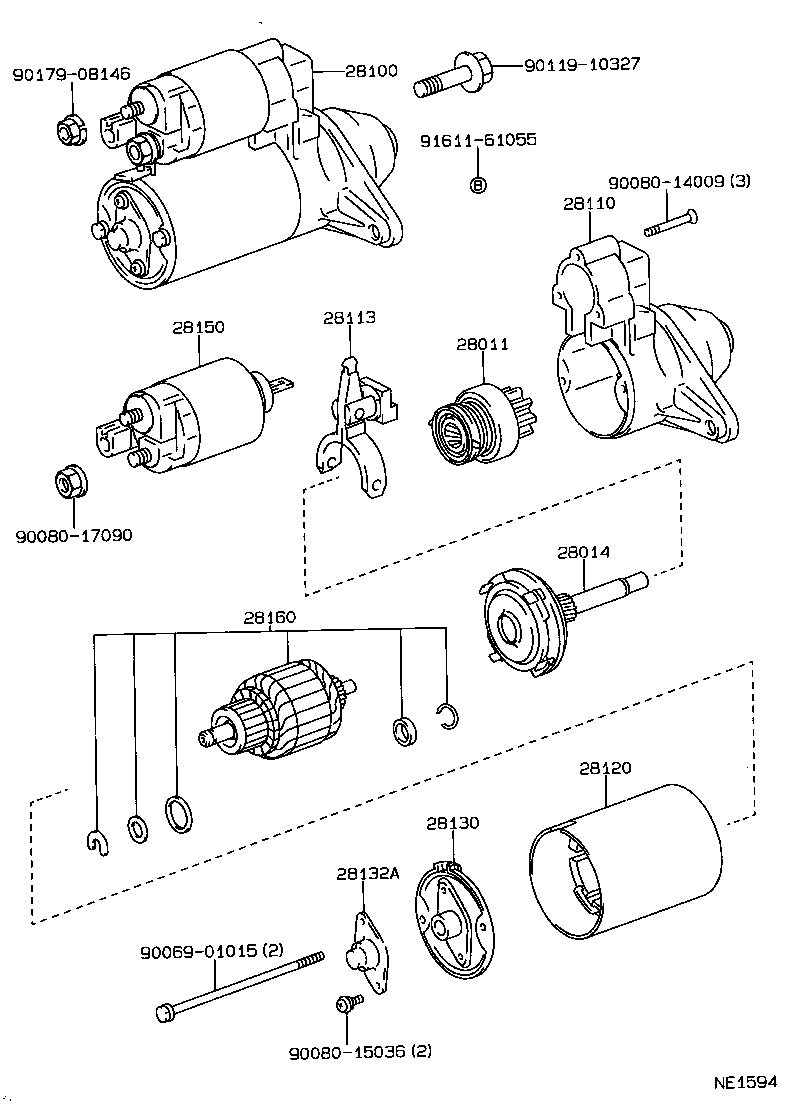 Exploded illustration NE1594