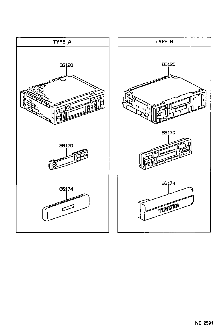 Exploded illustration NE2591