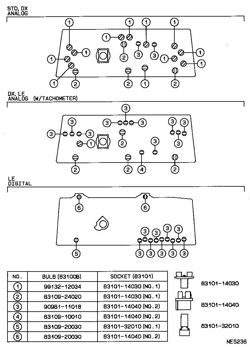 Exploded illustration NE5236