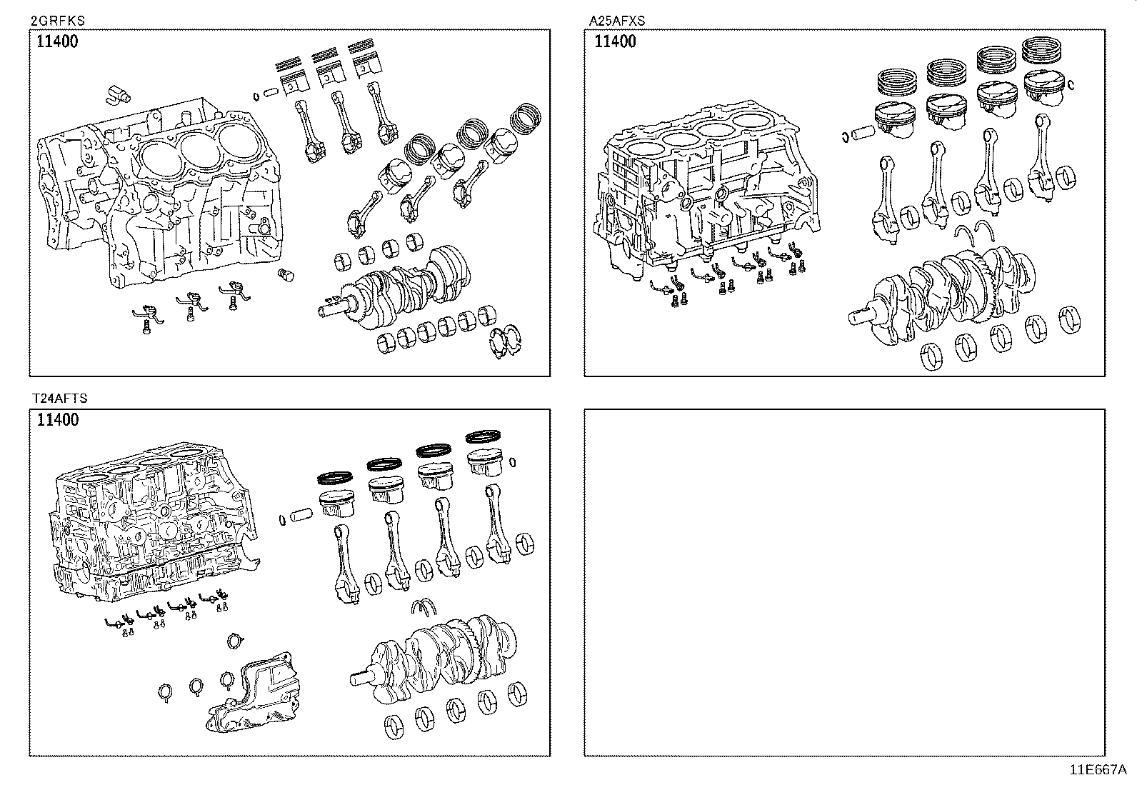 Exploded illustration 11E667A