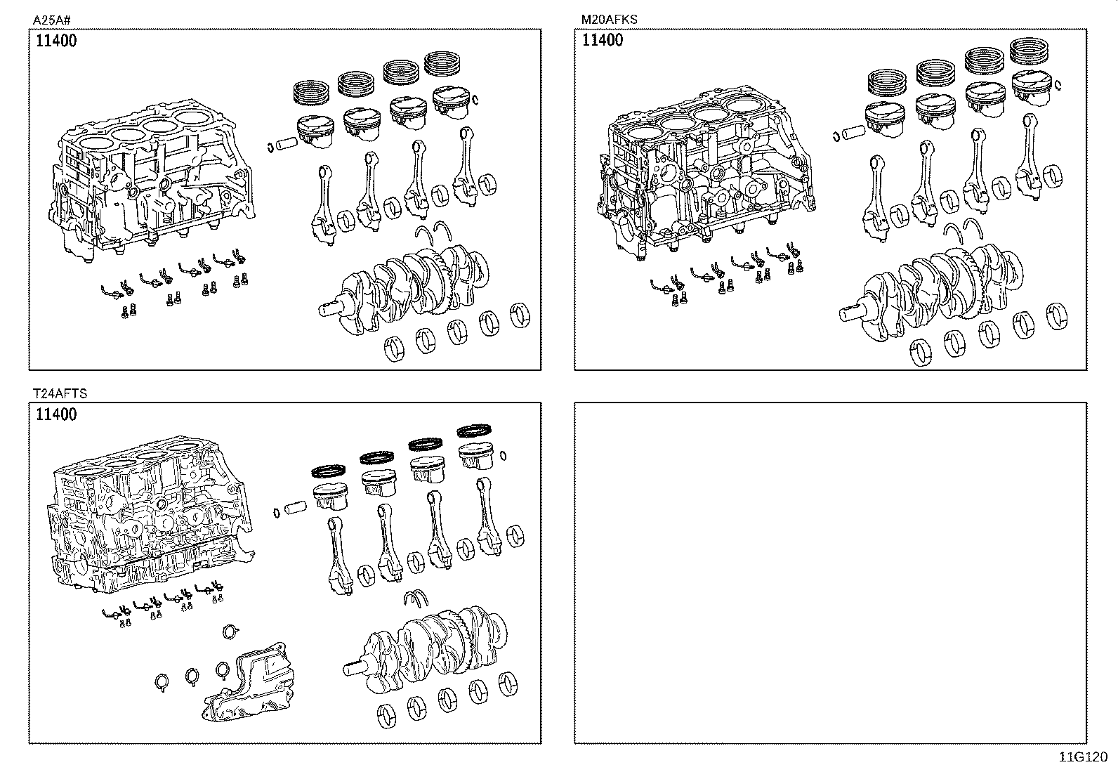 Exploded illustration 11G120