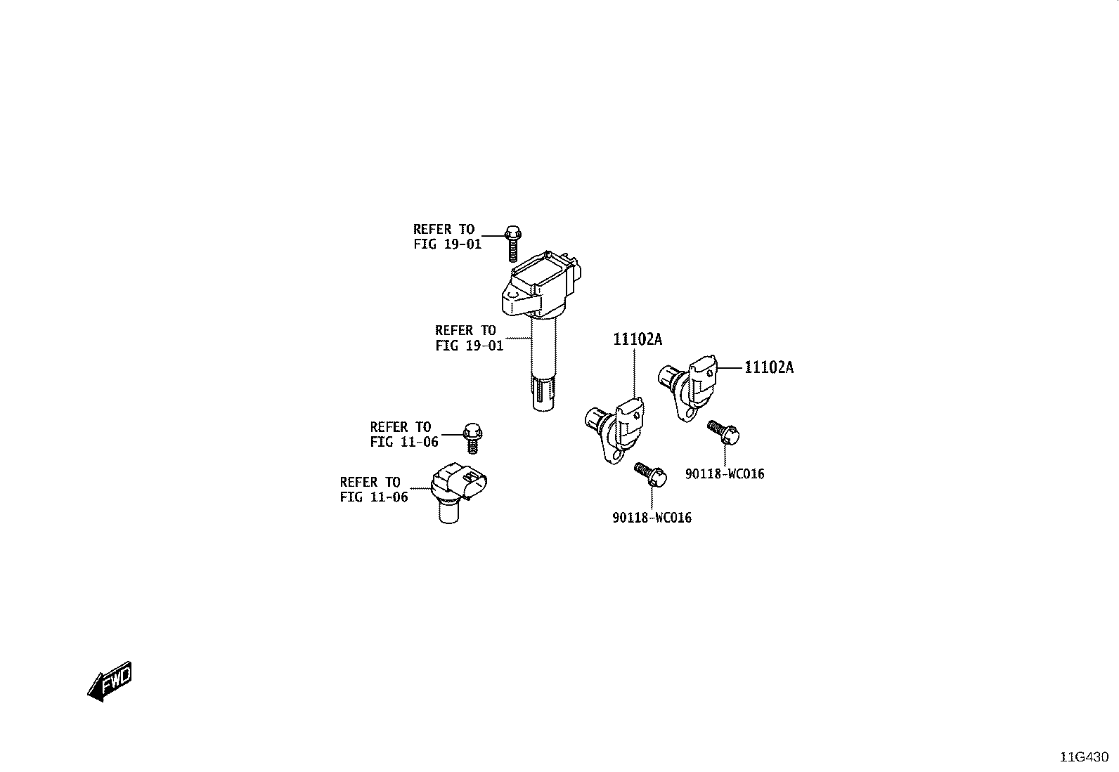 Exploded illustration 11G430